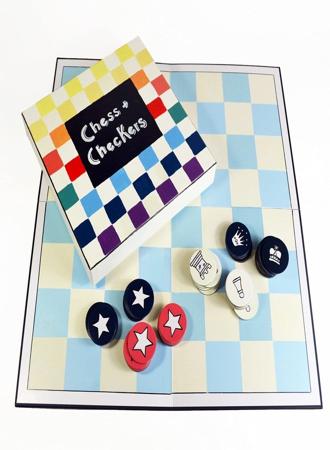 Apostrophe Games Create Your Own Board Game (Blank Checkers & Chess) - Image 3